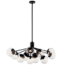  52703BKCLR - Linear Chandelier Convertible 12Lt