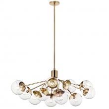  52703CPZCLR - Linear Chandelier Convertible 12Lt