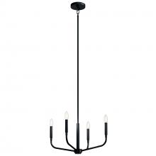  52716BK - Chandelier/Semi Flush Mount 4Lt