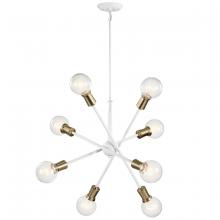  43118WH - Chandelier 8Lt