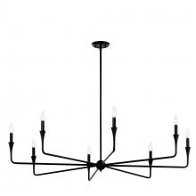  52691BK - Chandelier 8Lt