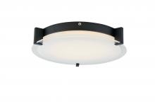  30010FM-BL-Matrix - Flat Round Glass Low Profile Flushmount