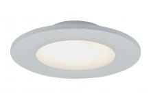  30039FM-WH-Button - 4.5" Slim Disc Wet Location Flushmount with High Output Dimmable LED