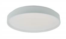  30051FM-WH-Tambourine - 10" Low Profile Flushmount with Soft Uplight