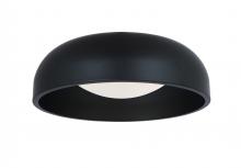  30075FM-MB-Lynx - 13" 3CCK Inner Curve Flushmount with Opal Glass Diffuser