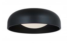  30076FM-MB Lynx - 17" 3CCK Inner Curve Flushmount with Opal Glass Diffuser