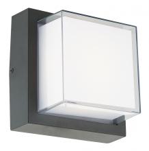  50023ODW-MB-Geo - Square Wet Location Wall Sconce