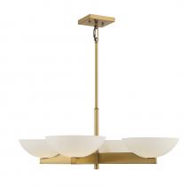  1-1613-4-322 - Fallon 4-Light Chandelier in Warm Brass