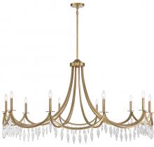  1-1805-10-322 - Kameron 10-Light Chandelier in Warm Brass