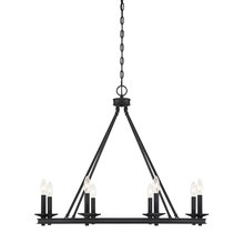  1-308-8-89 - Middleton 8-Light Chandelier in Matte Black