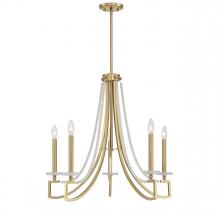 Savoy House 1-8803-5-322 - Helen 5-Light Chandelier in Warm Brass