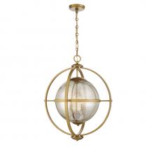  7-1872-3-322 - Pearl 3-Light Pendant in Warm Brass