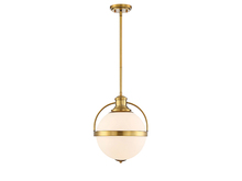  7-3102-1-322 - Westbourne 1-Light Pendant in Warm Brass