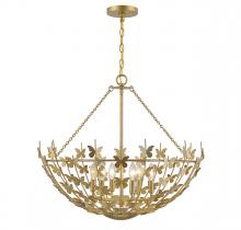  7-4199-6-171 - Birch 6-Light Pendant in Burnished Brass