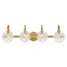  8-3981-4-322 - Addison 4-Light Bathroom Vanity Light in Warm Brass