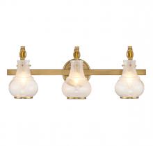  8-4417-3-322 - Adams 3-Light Bathroom Vanity Light in Warm Brass