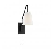  9-0900CP-1-89 - Owen 1-Light Adjustable Wall Sconce in Matte Black