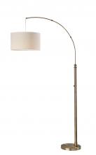  SL1187-21 - Barton Arc Lamp - Antique Brass