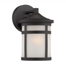  4714BK - Austin Collection Wall-Mount 1-Light Outdoor Matte Black Light Fixture