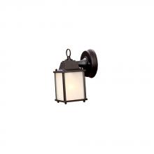  5001BK/FR - Builder's Choice Collection Wall-Mount 1-Light Outdoor Matte Black Light Fixture