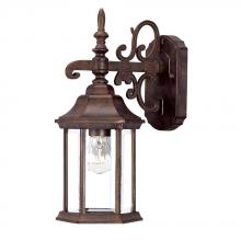  5183BW - Madison Collection Wall-Mount 1-Light Outdoor Burled Walnut Light Fixture