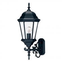  5203BK - Richmond Collection Wall-Mount 1-Light Outdoor Matte Black Light Fixture