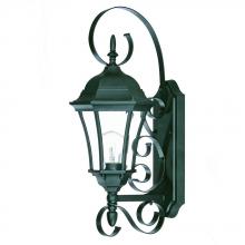  5421BK - New Orleans Collection Wall-Mount 1-Light Outdoor Matte Black Light Fixture