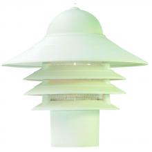  87TW - Mariner Collection Post-Mount 1-Light Outdoor Textured White Light Fixture