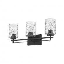  IN40012BK - Livvy 3-Light Matte Black Vanity