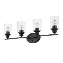  IN41453BK - Gemma 4-Light Matte Black Vanity