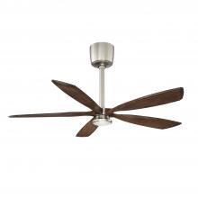  AC21454-SN/DM - PHANTOM 54 in. LED Satin Nickel & Dark Maple Ceiling Fan with DC motor