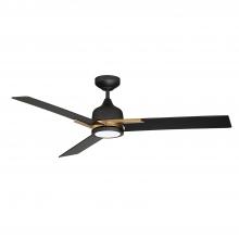  AC22452-BLK/OCB - TRITON 52 in. LED Black & Oilcan Brass Ceiling Fan