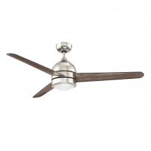  AC22552-SN - ZIG 52 in. LED Satin Nickel Ceiling Fan