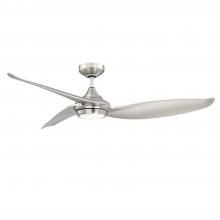  AC22752-SN - VIRTUA 52 in. LED Satin Nickel DC motor Ceiling Fan