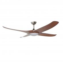  AC23960-SN/DW - ZEPHYRUS 60 in. Satin Nickel Ceiling Fan with Dark Walnut blades