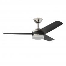  AC24344-SN/BLK - SIROCCO 44 in. Satin Nickel & Black Ceiling Fan