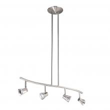  HPF5000-4L-SN - SORELLA series 4-Light Satin Nickel fixed rail fixture