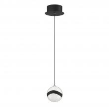  PF145-1LS-BLK - MYSTYKE 4.75 in. 1-Light Black LED Pendant