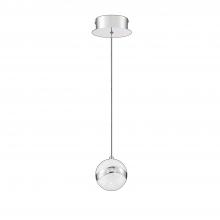  PF145-1LS-CH - MYSTYKE 4.75 in. 1-Light Chrome LED Pendant