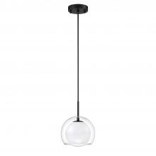  PF147-BLK - SERENO 1-Light Black Pendant