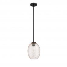  PF183-BLK/GF - RAZZLE 1-Light Gold Flake Pendant