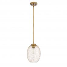  PF184-BRS/GF - RAZZLE 1-Light Gold Flake Pendant