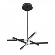  PF197-BLK/CH - STYKX 2 Tier 30" LED Pendant