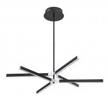  PF198-BLK/CH - STYKX 2 Tier 36" LED Pendant