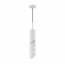  PF261-WH - KNOLL 1-Light Satin White Pendant