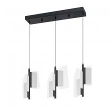  PF321-9LBR-BLK - PHAEDRA 9-Light LED Pendant Bar