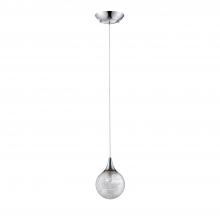  PF41-1LPE-CH - FYBRA series 1-Light Chrome Pendant