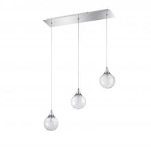  PF41-3LBR-CH - FYBRA series 3-Light Chrome Pendant Bar