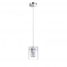  PF44-1LPE-CH - METRO series 1-Light Chrome Pendant