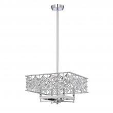  PF60-4L16-CH - MILANO series 4-Light Chrome Pendant